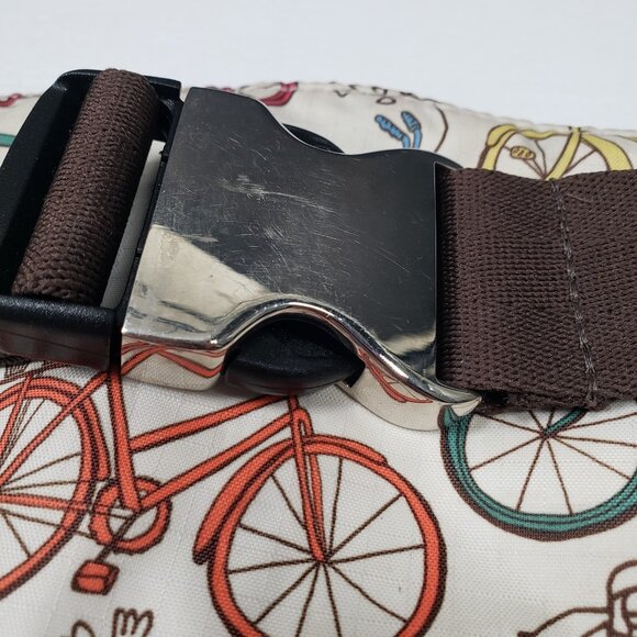 LeSportsac Bicycle Crossbody Bag Strap w/ Pockets Fannypack Belt Bag - Picture 6 of 8